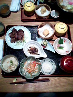 幸の石垣牛の定食