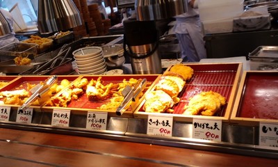 美味しい丸亀製麺 宜野湾店の天ぷら