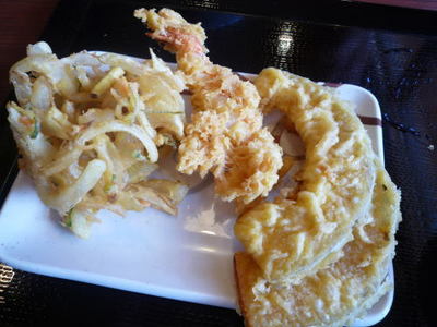 讃岐釜揚げうどん 丸亀製麺のトッピングの天ぷら