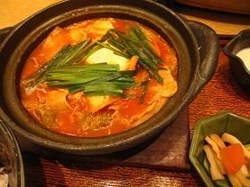 ヘルシー定食♪大戸屋のキムチ鍋