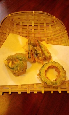江戸前 天ぷら専門店 八(ハチ)の野菜天ぷら定食